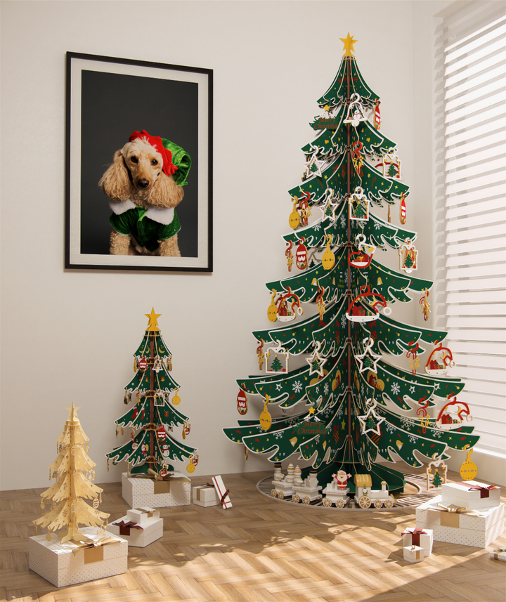 3D Wooden Jigsaw Christmas Tree: A Encounter of Creativity and Warmth