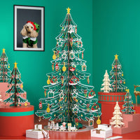 3D Wooden Puzzles Christmas Tree