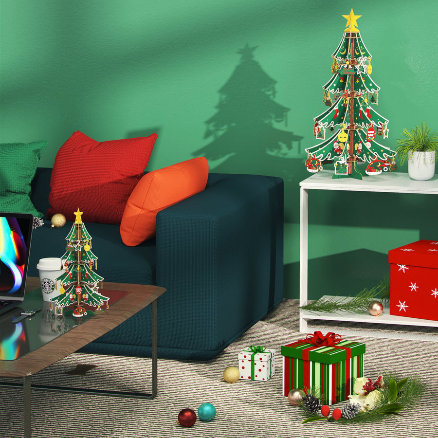 3D Wooden Puzzles Christmas Tree