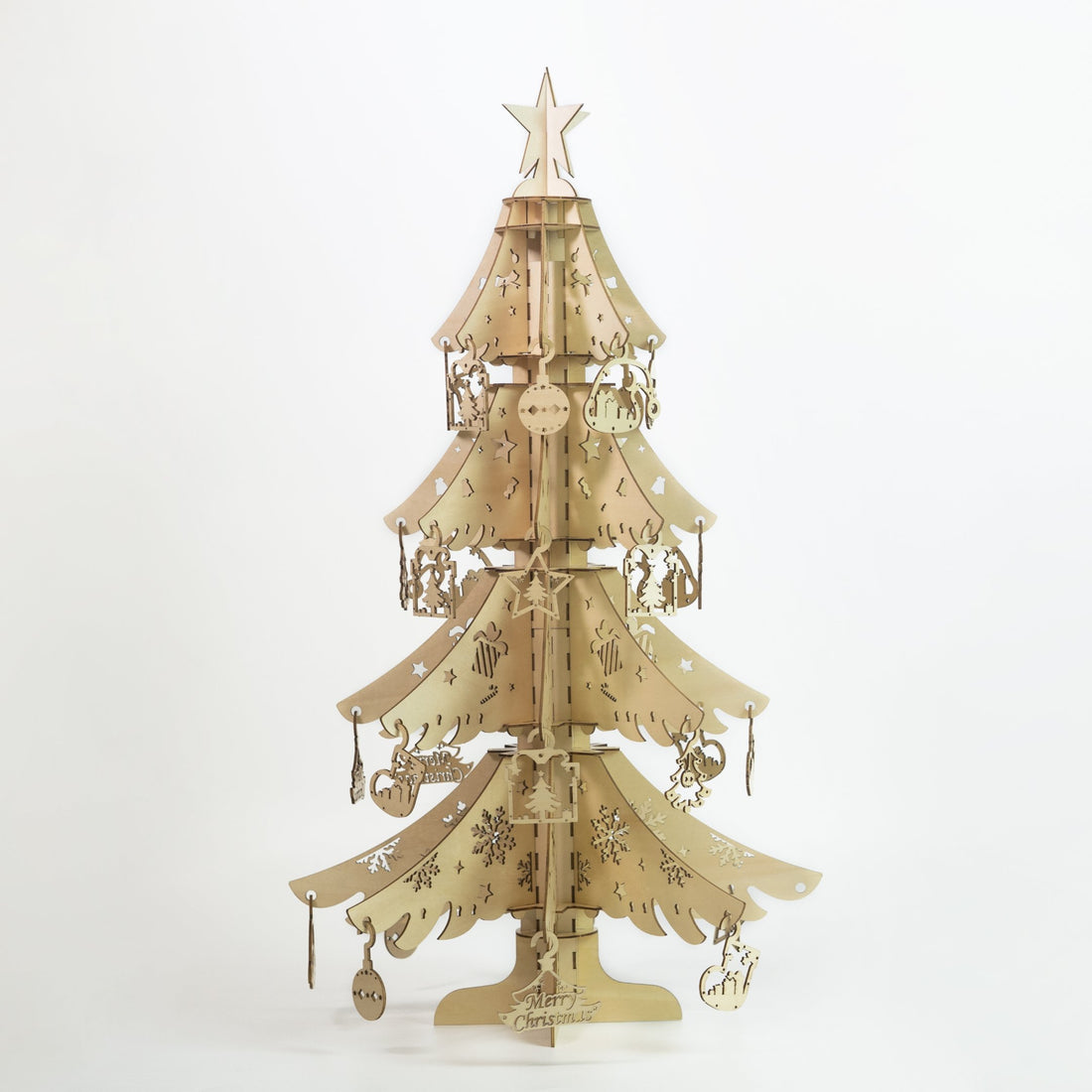 3D Wooden Puzzles Christmas Tree