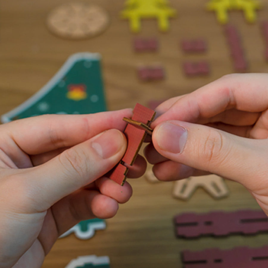 3D Wooden Puzzles Christmas Tree