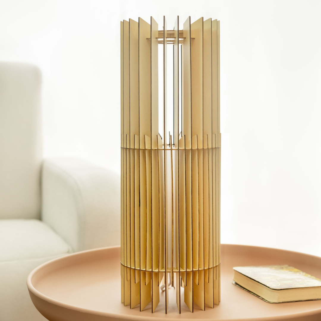 3D Wooden Puzzles Lamp - Linear