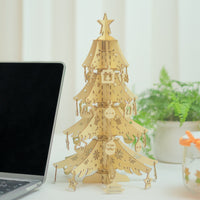 3D Wooden Puzzles Christmas Tree