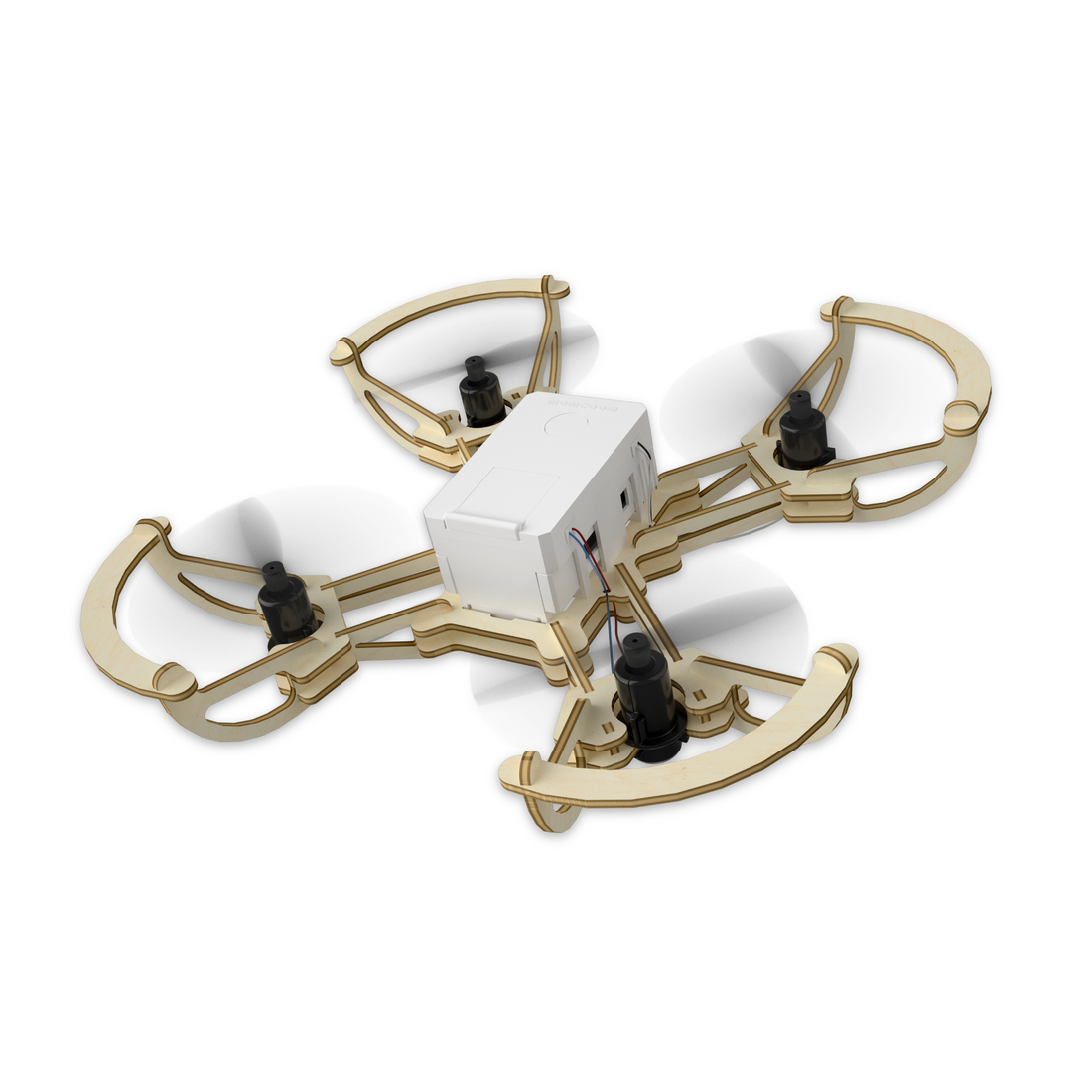 Airwood Sky 3D Wooden Puzzles RC Drone EDU Kit NINJA Woodwow Design