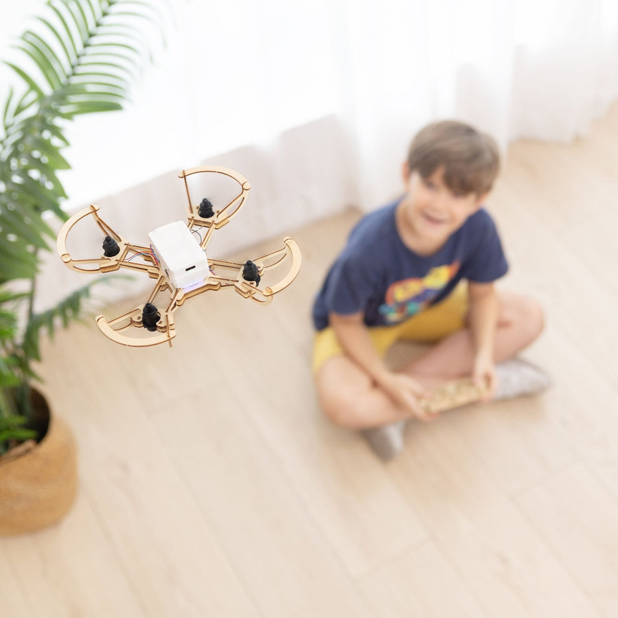 Airwood Sky 3D Wooden Puzzles RC Drone EDU Kit - CUBEE