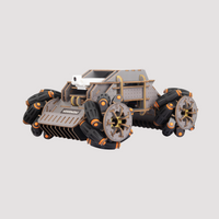 Woodmaster 3D Wooden Puzzles RC Omni Chariot - Mecha Color