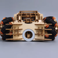 Woodmaster 3D Wooden Puzzles RC Soccer Chariot - Army Color