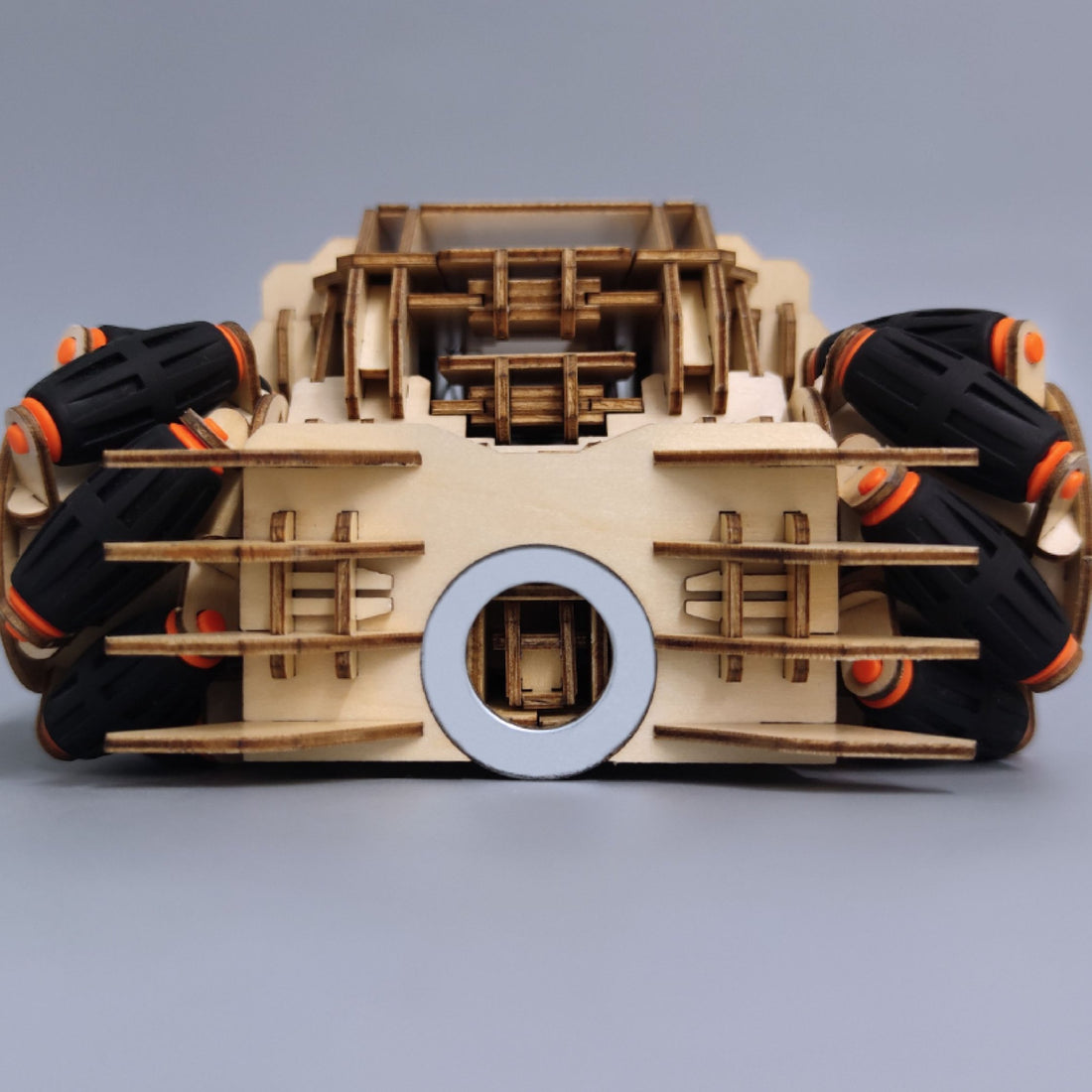 Woodmaster 3D Wooden Puzzles RC Soccer Chariot - Mecha Color