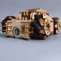 Woodmaster 3D Wooden Puzzles RC Soccer Chariot - Mecha Color