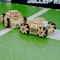 Woodmaster 3D Wooden Puzzles RC Soccer Chariot - Lightning Color